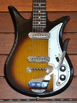 Old Teisco electric guitar